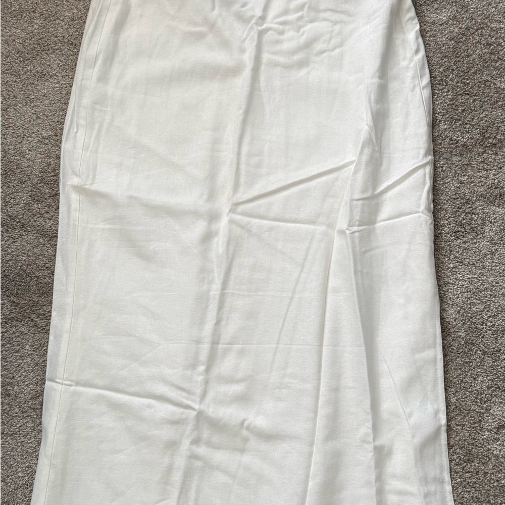 Park & Fifth Strapless Cream Dress - Picture 2 of 4